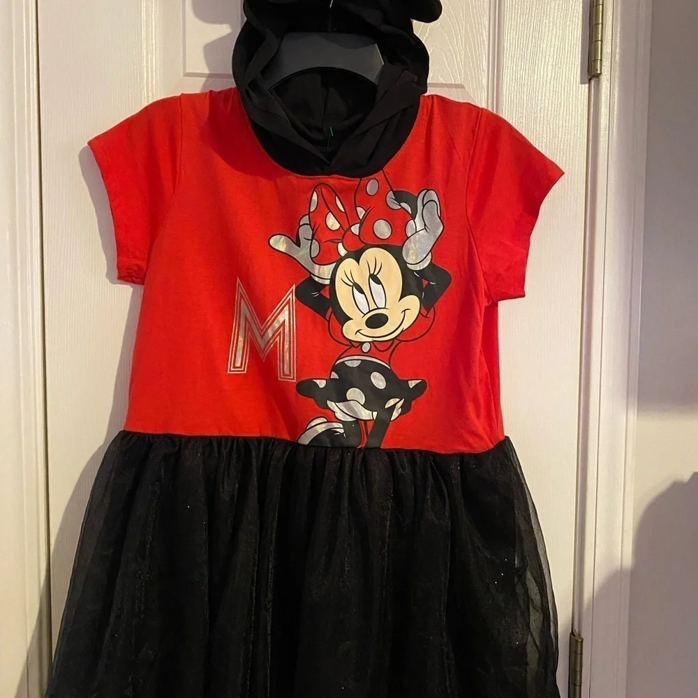 NWT Disney Hooded Minnie Mouse Dress